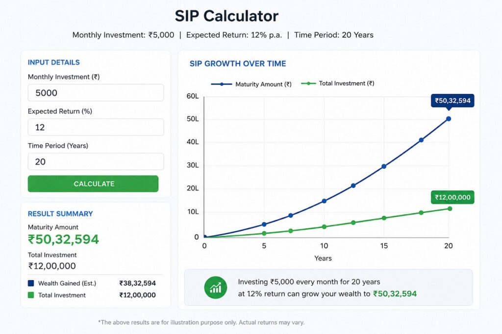 SIP Estimate