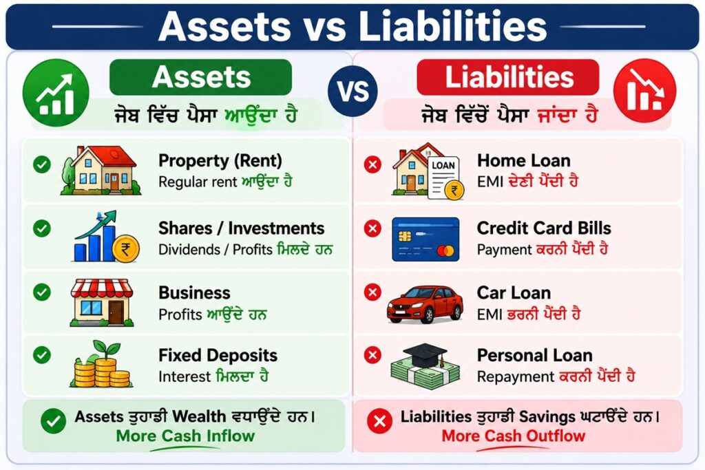 Assets vs. Liabilities